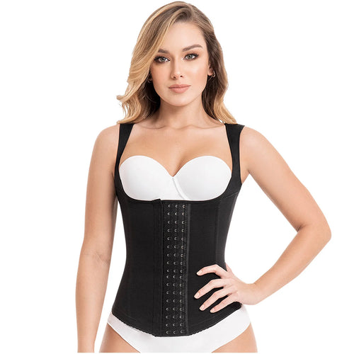 MYD C4055 | Tummy Control Shapewear Vest Girdle • Daily Use Open Bust Shaper • Powernet