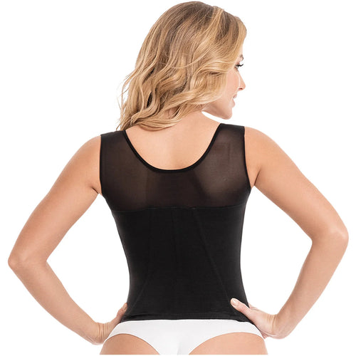 MYD C4055 | Tummy Control Shapewear Vest Girdle • Daily Use Open Bust Shaper • Powernet