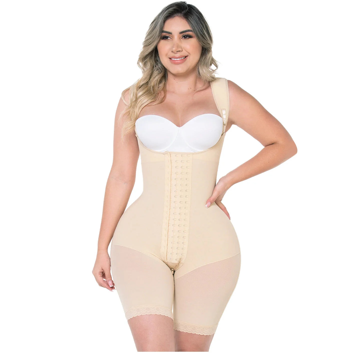 MYD 0489 | Faja Colombiana. Compresión Personalizada. Reloj de Arena. Cuerpo Completo. Uso Diario. Postquirúrgico. Postparto • Powernet • Capacidad ULTRA