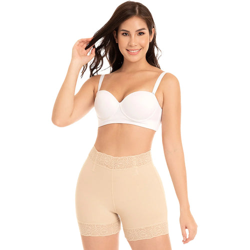 MYD 0322 | Women's Thigh Slimmer High Waist Shapewear Shorts • Powernet