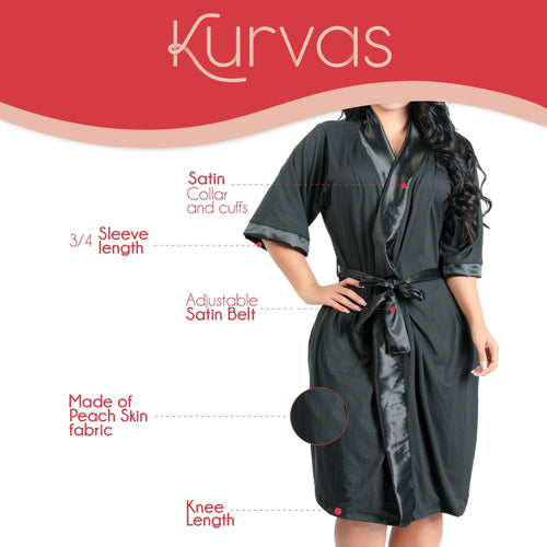 Kurvas PJ501 | Accessories Post Surgery Mastectomy Pajamas Women Surgical Recovery Robes