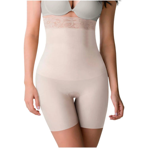 ROMANZA 2050 | High Waisted Colombian Shapewear Shorts for Women • Butt Lifter Body Shaper