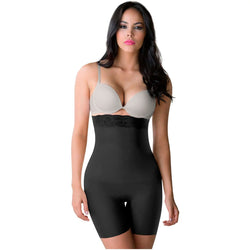 ROMANZA 2050 | Faja Colombiana. Tipo Short de Cintura Alta. Diseño Strapless. Efecto Levanta Glúteos • Uso Diario.