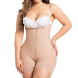 Fajas Salome 0214 | Mid Thigh Strapless Body Shaper for Dresses •  Tummy Control & Butt Lifting Shapewear for Dress