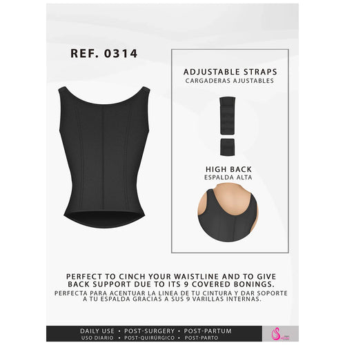 Fajas Salome 0314 | Waist Cincher Trainer Shapewear for women • Powernet