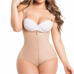 Fajas Salome 0417 | Open Bust Tummy Control Butt Lifter Shapewear for Women •  Hiphugger Daily Use Body Shaper • Powernet