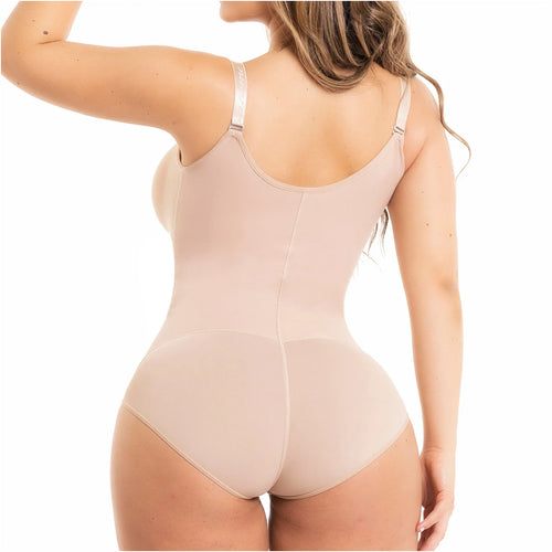 Fajas Salome 0420 | Hiphugger Body Shaper with Bra •  Butt Lifter Tummy Control Shapewear for Women • Powernet