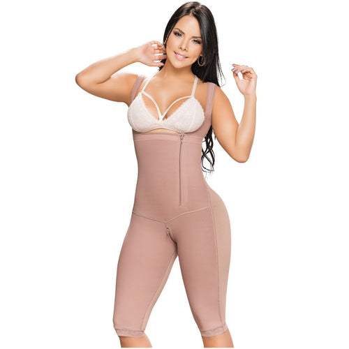 Fajas Salome 0544J | Tummy Control Full Body Shaper •  Postpartum and Post Surgery Use