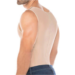 Fajas Salomé 122-C | Chaleco Moldeador para Hombre Compresión Media Postquirúrgica y Control Abdomen