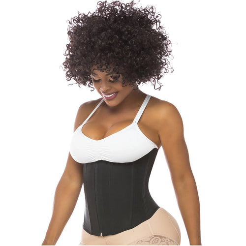 Fajas Salome 0315-1 | Waist Cincher Trainer for Women •  Colombian Body Shaper for Daily Use • Powernet