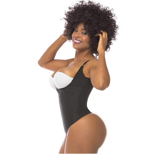 Fajas Salome 0351 | Open Bust Thong Tummy Control Shapewear for Women • Powernet