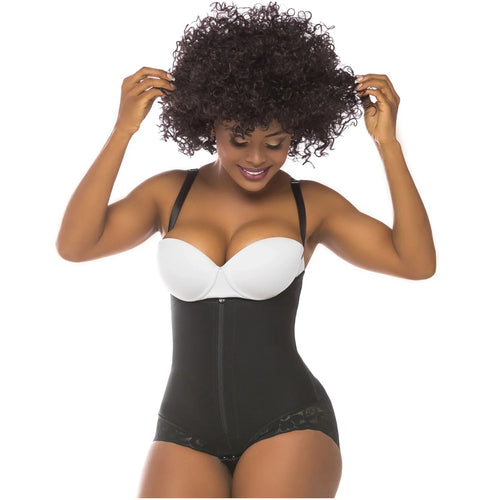 Fajas Salome 0412 | Strapless Butt Lifting Shapewear Girdle for Dresses •  Daily Use Body Shaper