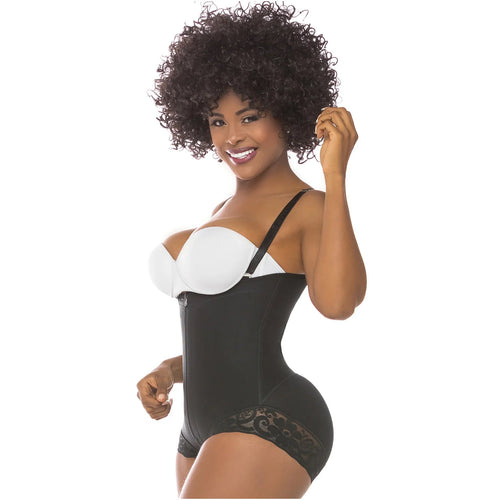 Fajas Salome 0412 | Strapless Butt Lifting Shapewear Girdle for Dresses •  Daily Use Body Shaper