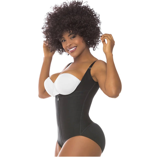 Fajas Salome 0417 | Open Bust Tummy Control Butt Lifter Shapewear for Women •  Hiphugger Daily Use Body Shaper • Powernet