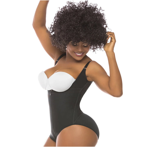 Fajas Salome 0417 | Open Bust Tummy Control Butt Lifter Shapewear for Women •  Hiphugger Daily Use Body Shaper • Powernet