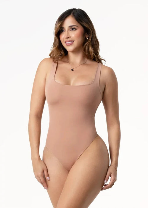 Body moldeador Salomé 5002 color mocha, vista frontal