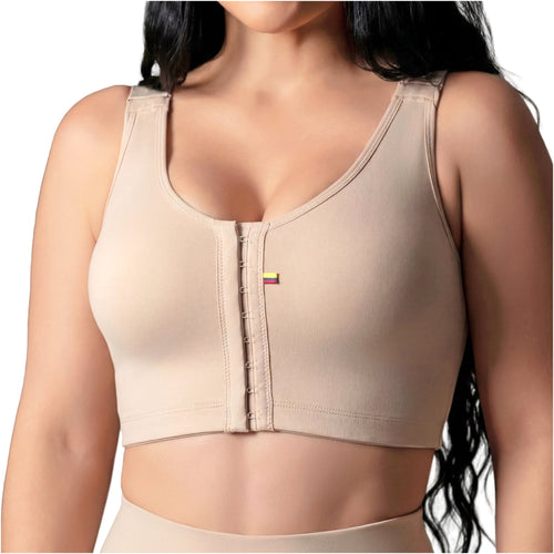 Salome 8501 | Brasier Postquirúrgico Espalda Alta. Compresión Suave con Máximo Soporte • Recuperación y Uso Diario