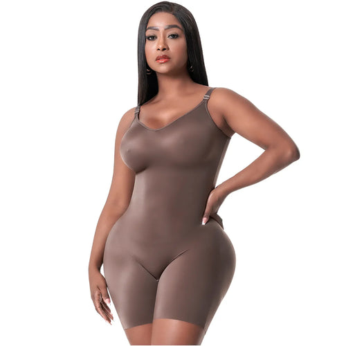 Snatched Body DQ01L3 | Body Moldeador con Brasier Integrado. Microfibra Premium. Control Suave. Inclusivo para Curvas Afro • Uso Diario & Outerwear