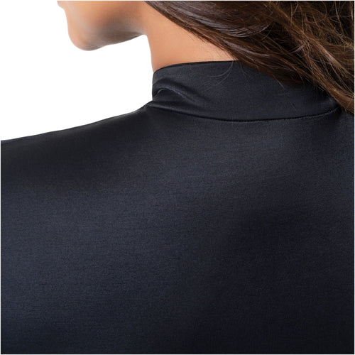 Snatched DQ02D5 | Bodysuit Moldeador con Cremallera Frontal. Largo Biker • Athleisure y Uso Diario