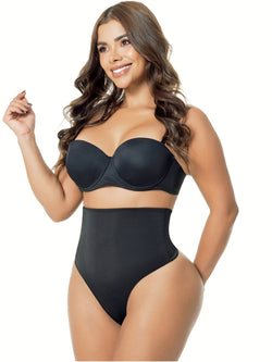 Snatched Body TA01L5X2 | Panty Moldeador de Microfibra. Control Abdomen Tipo Hilo Seamless • Invisible Bajo la Ropa