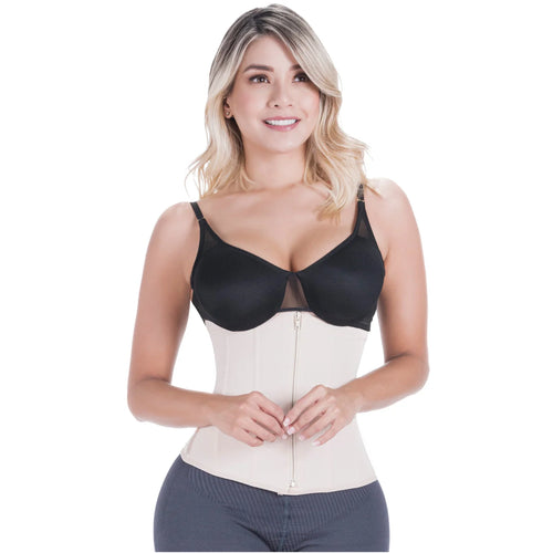 SONRYSE 023ZF | Tummy Control Waist Cincher Open Bust Girdle • Daily Use Garment • Powernet