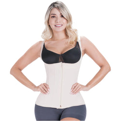 SONRYSE 024ZF | Tummy Control Shapewear Vest Girdle • Daily Use Open Bust Shaper • Powernet