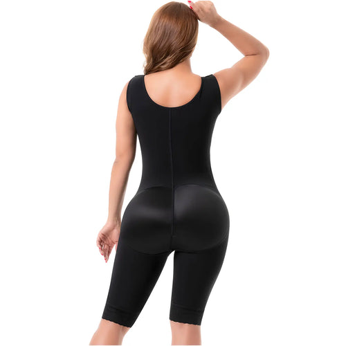 SONRYSE 052 | Colombian Full Body Shaper for Post Surgery with Built-in Bra • Butt Lifting Effect and Tummy Control • Powernet