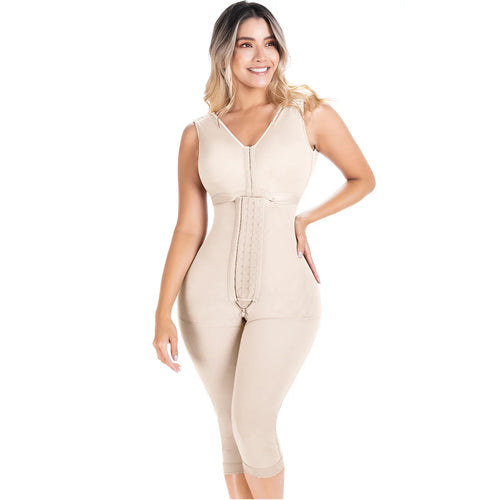 SONRYSE 054BF | Colombian Full Body Shaper for Post Surgery with Built-in Bra • Butt Lifting Effect & Tummy Control