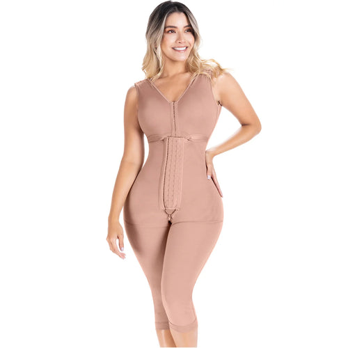 SONRYSE 054BF | Colombian Full Body Shaper for Post Surgery with Built-in Bra • Butt Lifting Effect & Tummy Control