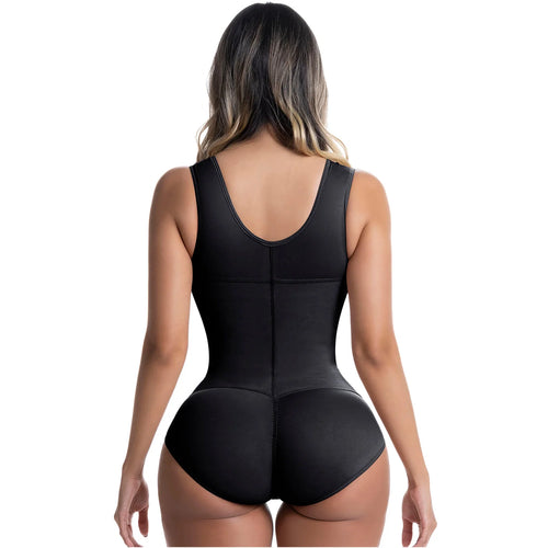 SONRYSE 055ZF | Panty Bodysuit Shapewear with Built-in Bra • Postpartum and Daily Use • Powernet