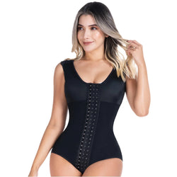 SONRYSE 056BF | Faja Colombiana. Compresión Alta. Soporte Extra en el Busto. Brasier Integrado. Uso Diario. Postquirúrgico. Postparto • Powernet.