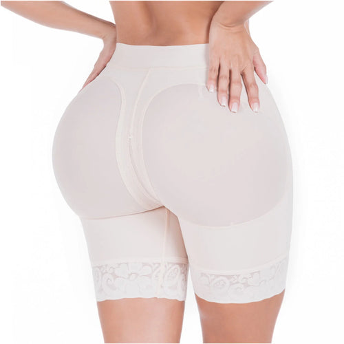 SONRYSE 071BF | Fajas Colombianas Butt Lifting with Tummy Control Shapewear Shorts • Daily Use • Powernet