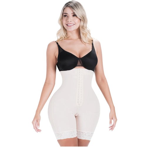 SONRYSE 072BF | Fajas Colombianas Tummy Control Butt Lifting Shapewear Shorts • Daily Use • Powernet