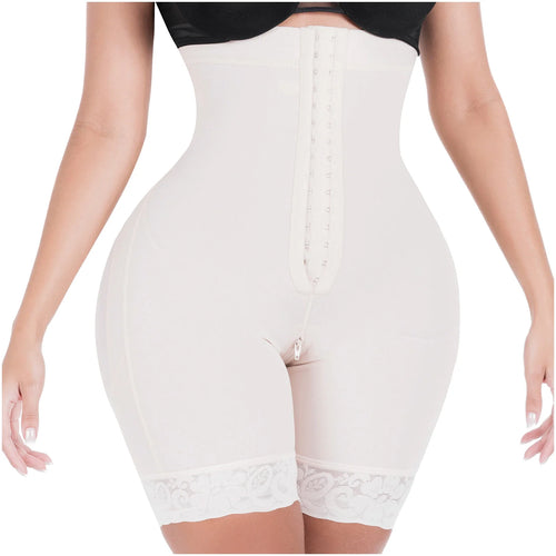 SONRYSE 072BF | Fajas Colombianas Tummy Control Butt Lifting Shapewear Shorts • Daily Use • Powernet