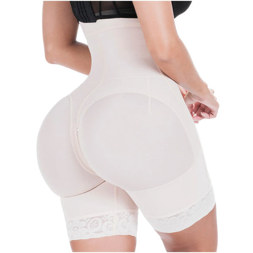 SONRYSE 072BF | Fajas Colombianas Tummy Control Butt Lifting Shapewear Shorts • Daily Use • Powernet