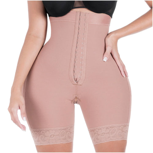 SONRYSE 072BF | Fajas Colombianas Tummy Control Butt Lifting Shapewear Shorts • Daily Use • Powernet