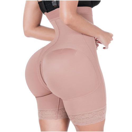 SONRYSE 072BF | Fajas Colombianas Tummy Control Butt Lifting Shapewear Shorts • Daily Use • Powernet