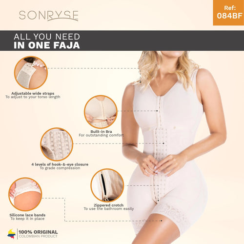 SONRYSE 084BF | Dress Nightout Shapewear Bodysuit • Postpartum • Post Surgery