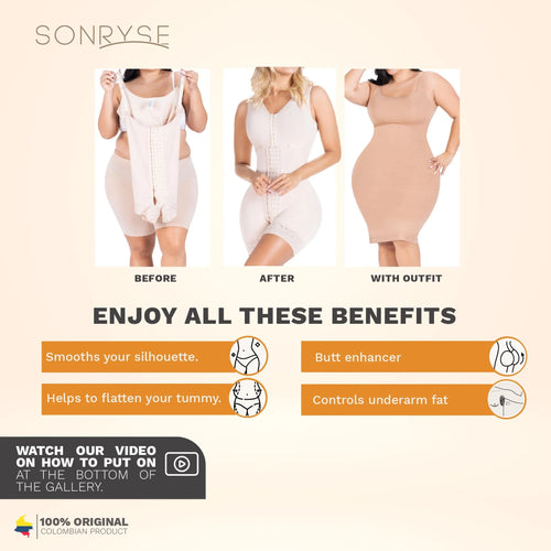 SONRYSE 084BF | Dress Nightout Shapewear Bodysuit • Postpartum • Post Surgery