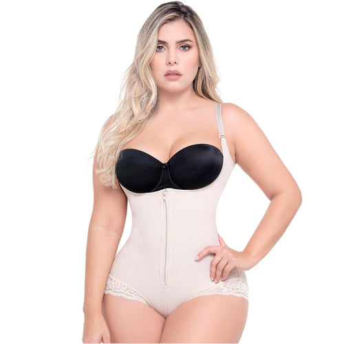 SONRYSE 413ZF | Bodysuit Removable Straps Open Bust