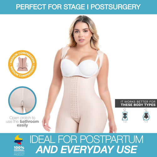 SONRYSE M215BF | Faja Colombiana Post Surgery BBL Lipo 360 Stage 1 for Guitar Body Shapes