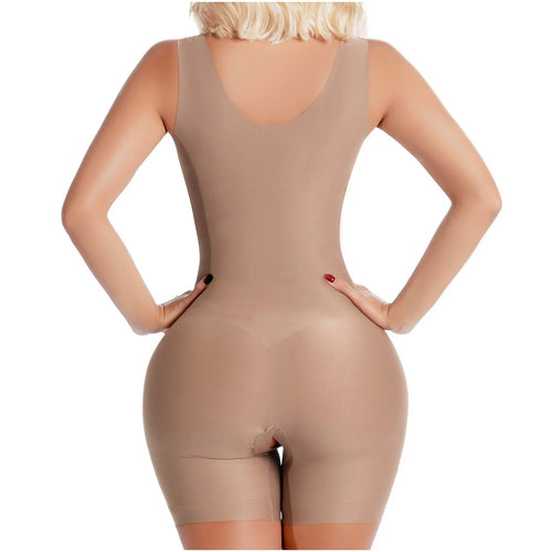 SONRYSE SP33NC | Short Faja Colombiana Shapewear for Women • Everyday Use & Dress Nightout Girdle • Ultra light microfiber