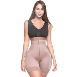 SONRYSE TR73ZF | Faja Colombiana. Tipo Short. Compresión Media. Cierre Frontal. Cintura Extra Alta. Uso Diario • Triconet.