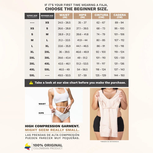 SONRYSE 054BF | Colombian Full Body Shaper for Post Surgery with Built-in Bra • Butt Lifting Effect & Tummy Control