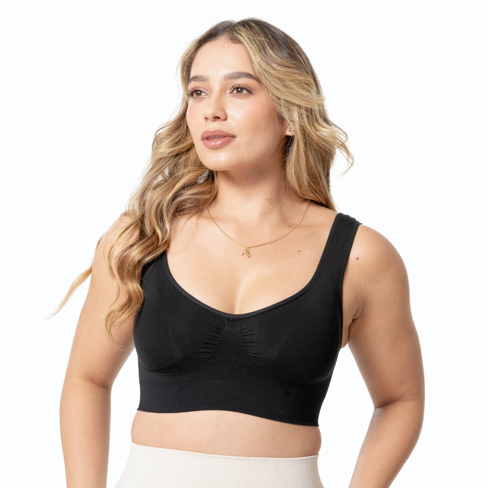 Sonryse TJ03L5 | Bra Top Deportivo Seamless. Alto Soporte. Copas Moldeadas. Uso Diario • Nylon Premium