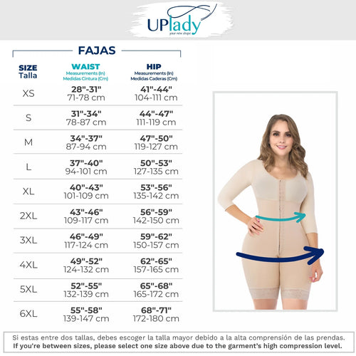 UpLady 6262 | Tummy Control Shapewear Open Bust Bodysuit for Women Knee Lenght • Stage 3