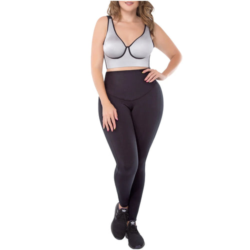 UpLady 1210 | High Waisted Tummy Control Shapewear Leggings for Women • Powernet