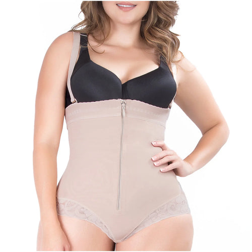 UpLady 6155 | Butt Lifting Strapless Shapewear Bodysuit • Powernet