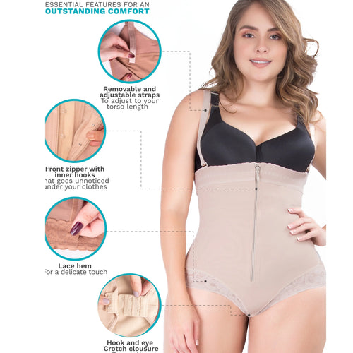 UpLady 6155 | Butt Lifting Strapless Shapewear Bodysuit • Powernet