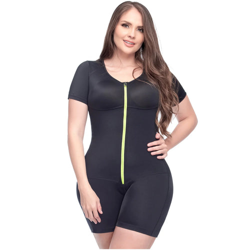 UpLady F-6220 | Athletic Women's Sports Workout Bodysuit with Sleeves • Triconet